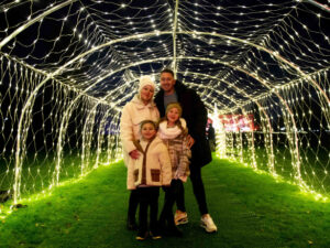 Christmas at Warwick Castle with Light Trail