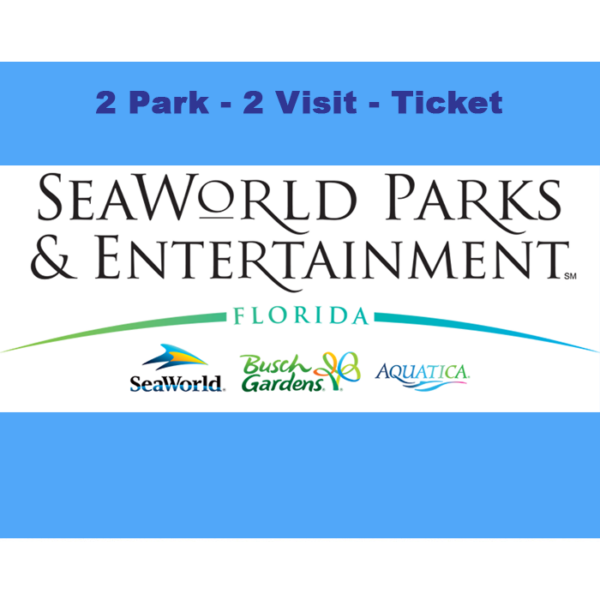 SeaWorld Orlando - 2 Park - 2 Visit Ticket