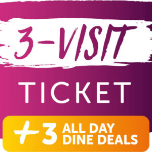 SeaWorld / Aquatica / Busch Gardens Three Day Ticket + All Day Dining